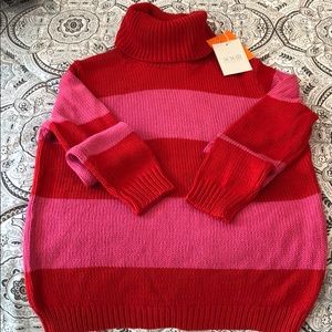 Red and Pink Sweater